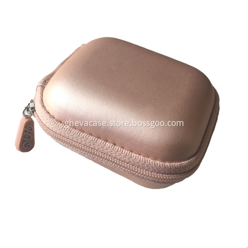 New travel pu storage earphone case with Zipper